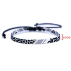 Multicolor Weave Kufiya Patterns Bracelets