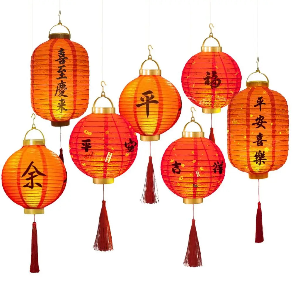 Handmade New Year Lantern Decors