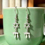 Star of David Chai Women Earrings
