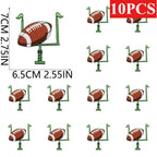 10/12PCS  Wholesale Embroidery Patches Rugby for Clothing
