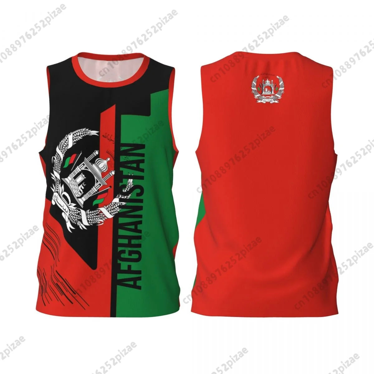 Afghanistan 3D Flag Sports T-shirts Men Fitness