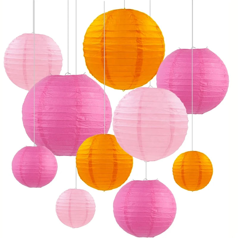 10Pcs Hanging Decorative Paper Lanterns