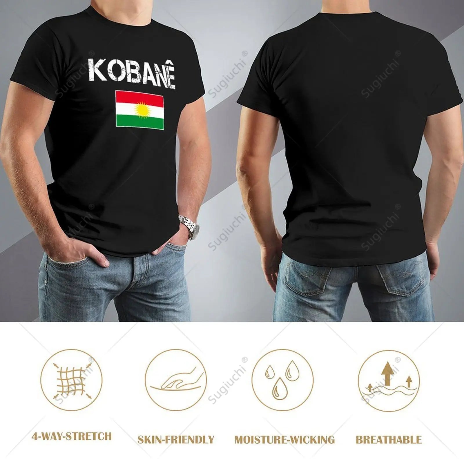 Kobane Kurdish Flag Tshirt