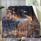 Peacock Throw Blanket