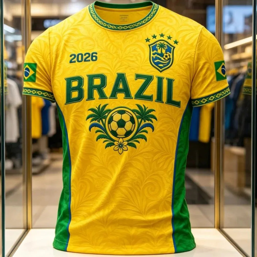 Summer Brazil Themed Football Shirt