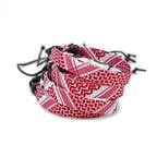 Multicolor Weave Kufiya Patterns Bracelets