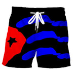 Cuban Flag Beach Shorts
