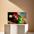 Afghanistan Flag Credit Skin Cover Card Stickers