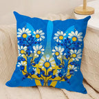 Ukraine Flag Aesthetic Cushion Cover Pillow