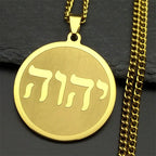 Jehovah Yahweh Hebrew Alphabet Necklace