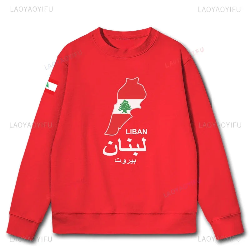 Lebanon Map Hoodie