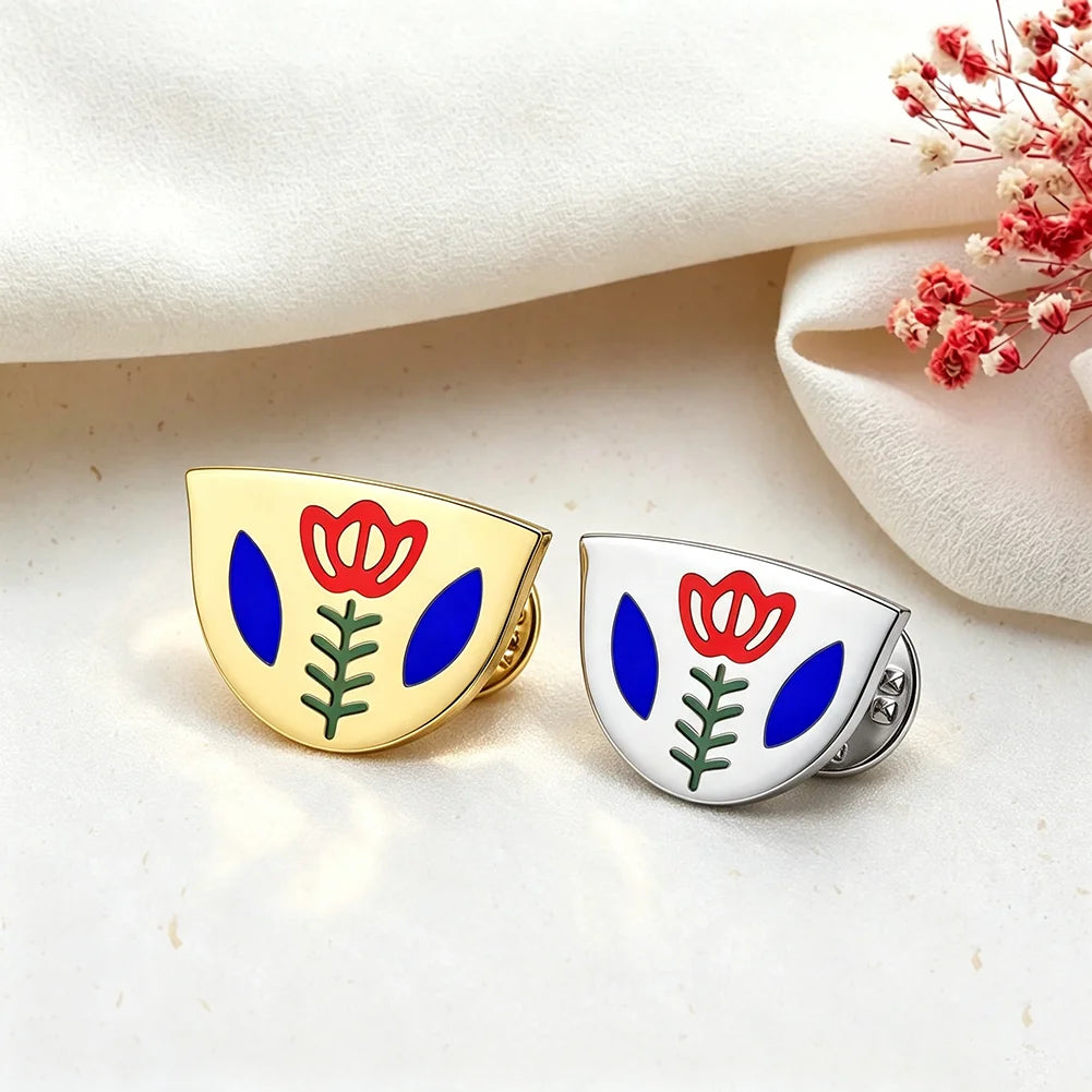 Arabic Coffee Brooch