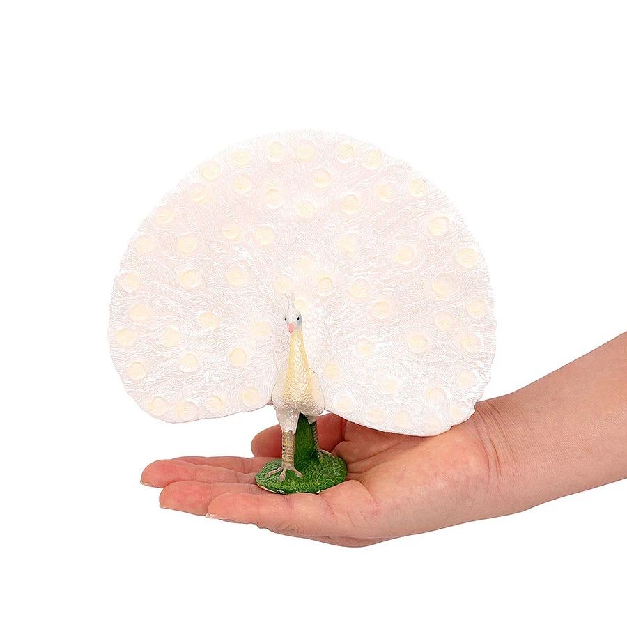 Plastic Farm Life Peacock Toy Figure