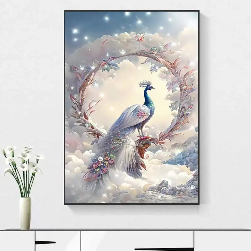 Embroidery Needlework Sets Peacock