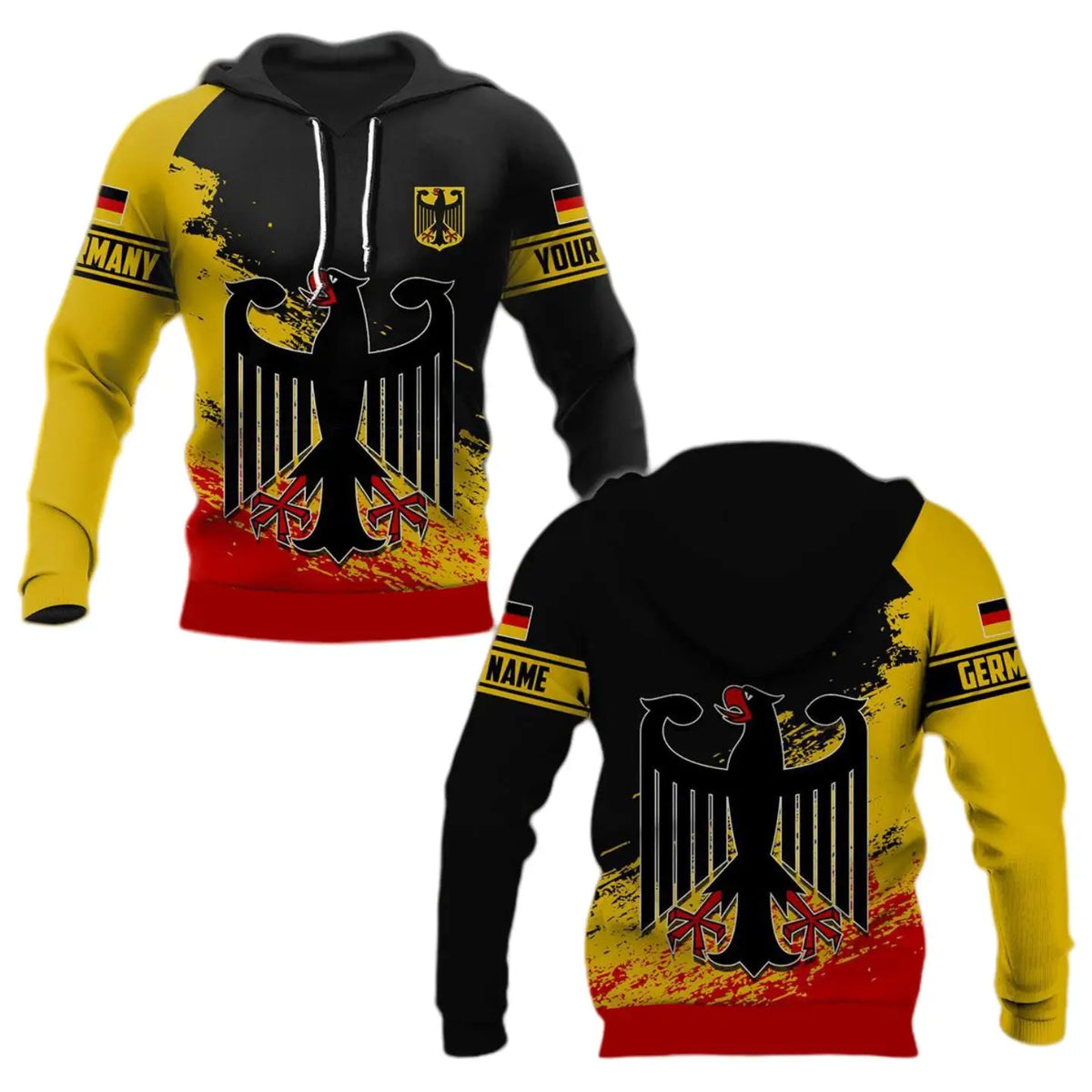 German Camouflage 3D Printed Hoodie