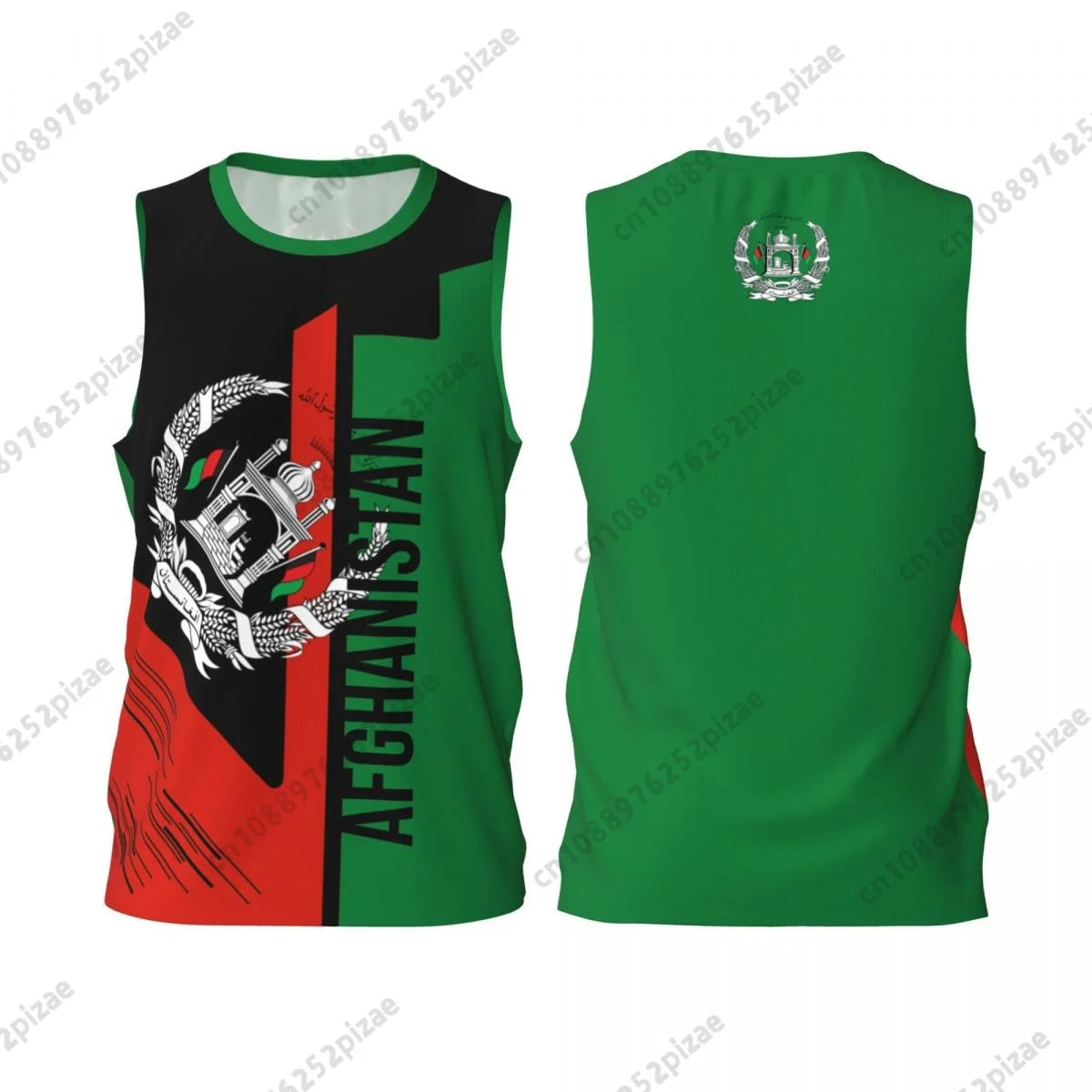Afghanistan 3D Flag Sports T-shirts Men Fitness