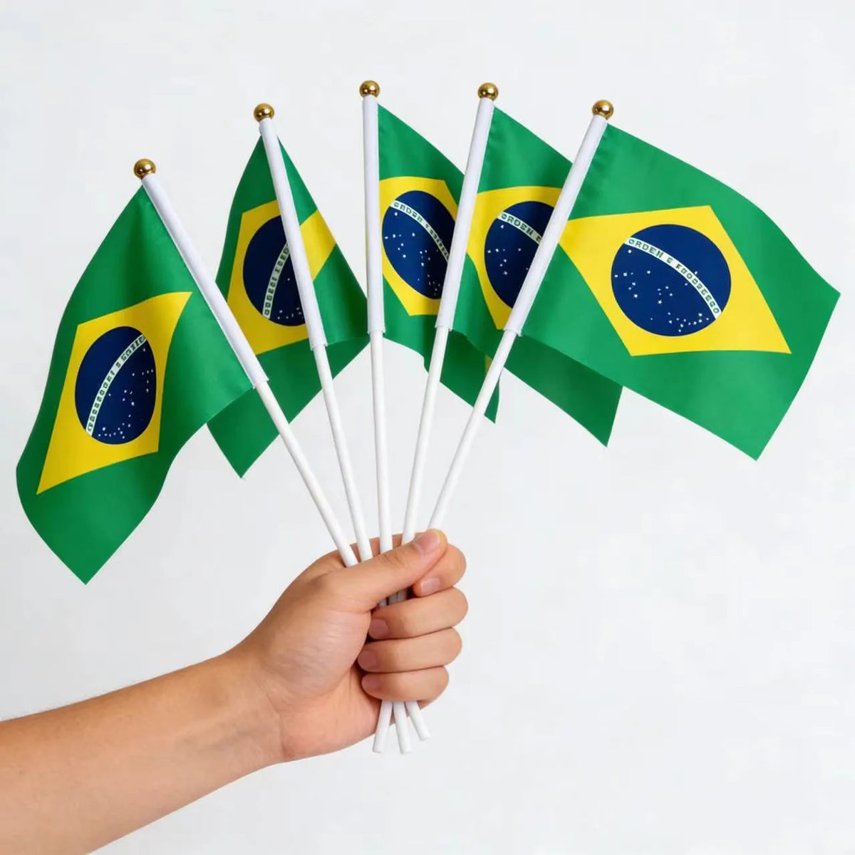 Mini Brazil Flags for Parade