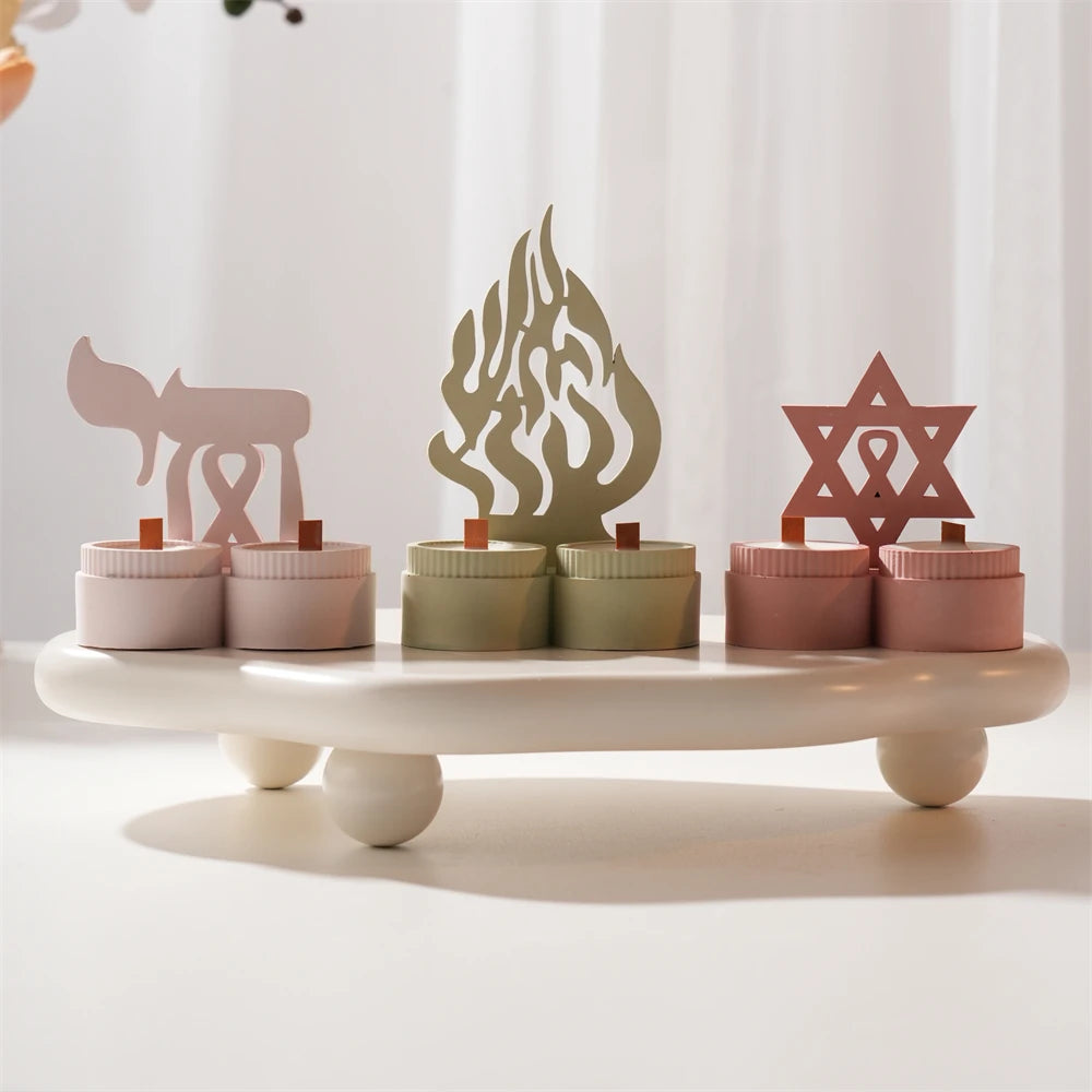 Candle Holder Mold Hanukkah Judaica Decor