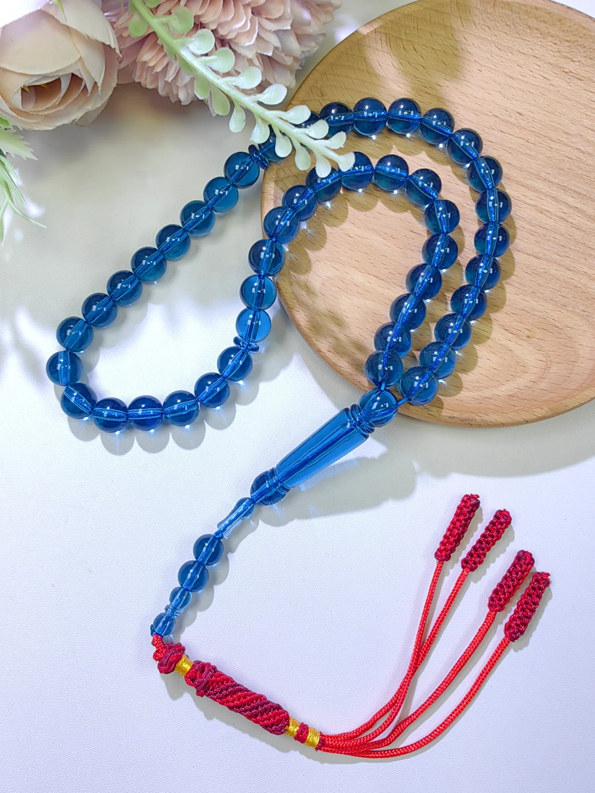 Blue Emerald Tasbih