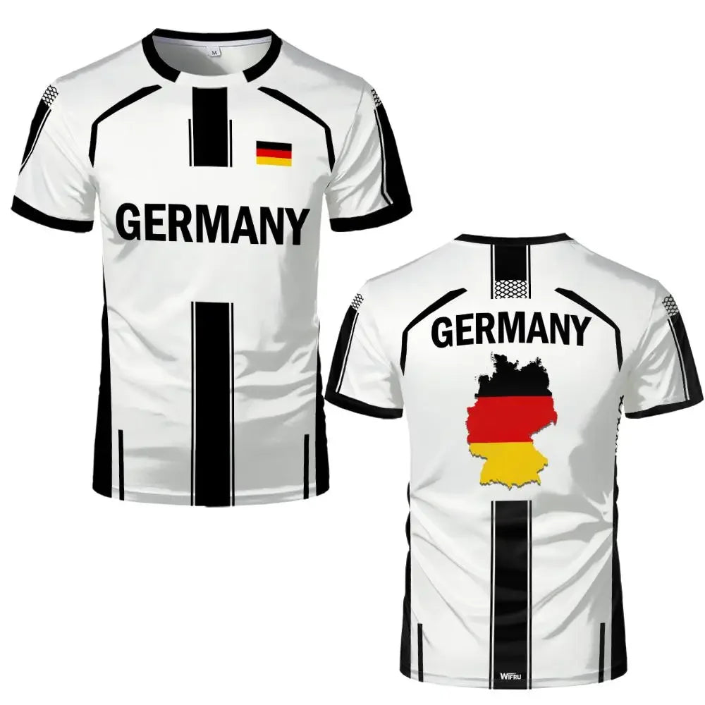 Germany National Flag Map T-Shirt