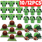10/12PCS  Wholesale Embroidery Patches Rugby for Clothing