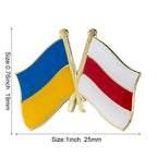 Ukraine Flag Laple Pin Badge