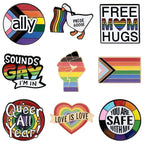 Rainbow Theme Design Love Enamel Brooches Pride To LGBTQ