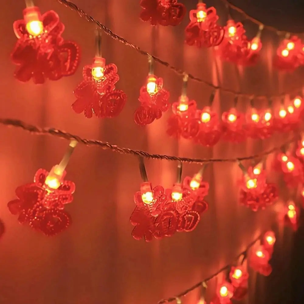 Traditional Chinese Knot Red Lantern LED