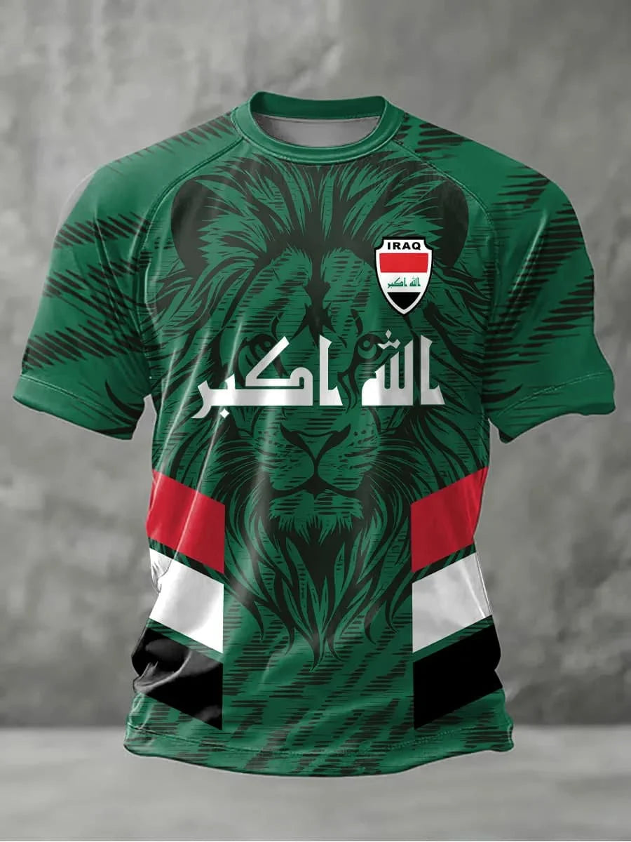 Iraq Team Soccer T Shirt