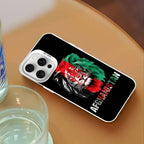 Afghanistan Flag Silver Plated Inside Phone Case For iPhone