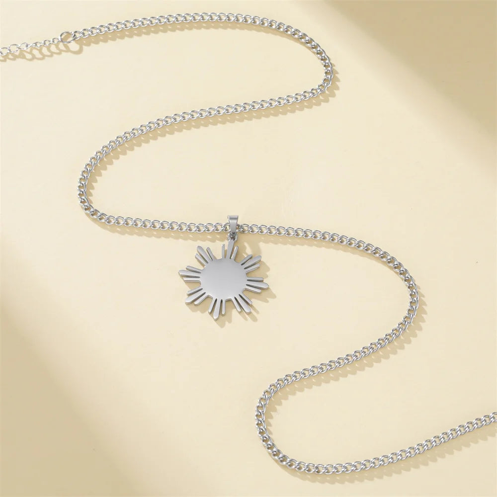 Sun Pendant Necklace