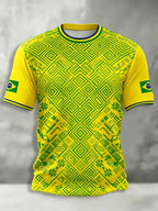 Brazil Style Football Jersey Unisex Top