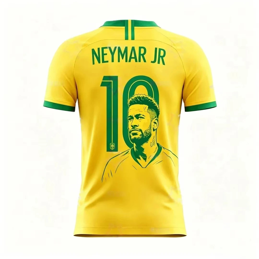 Brazil Soccer Jersey Crest Tee