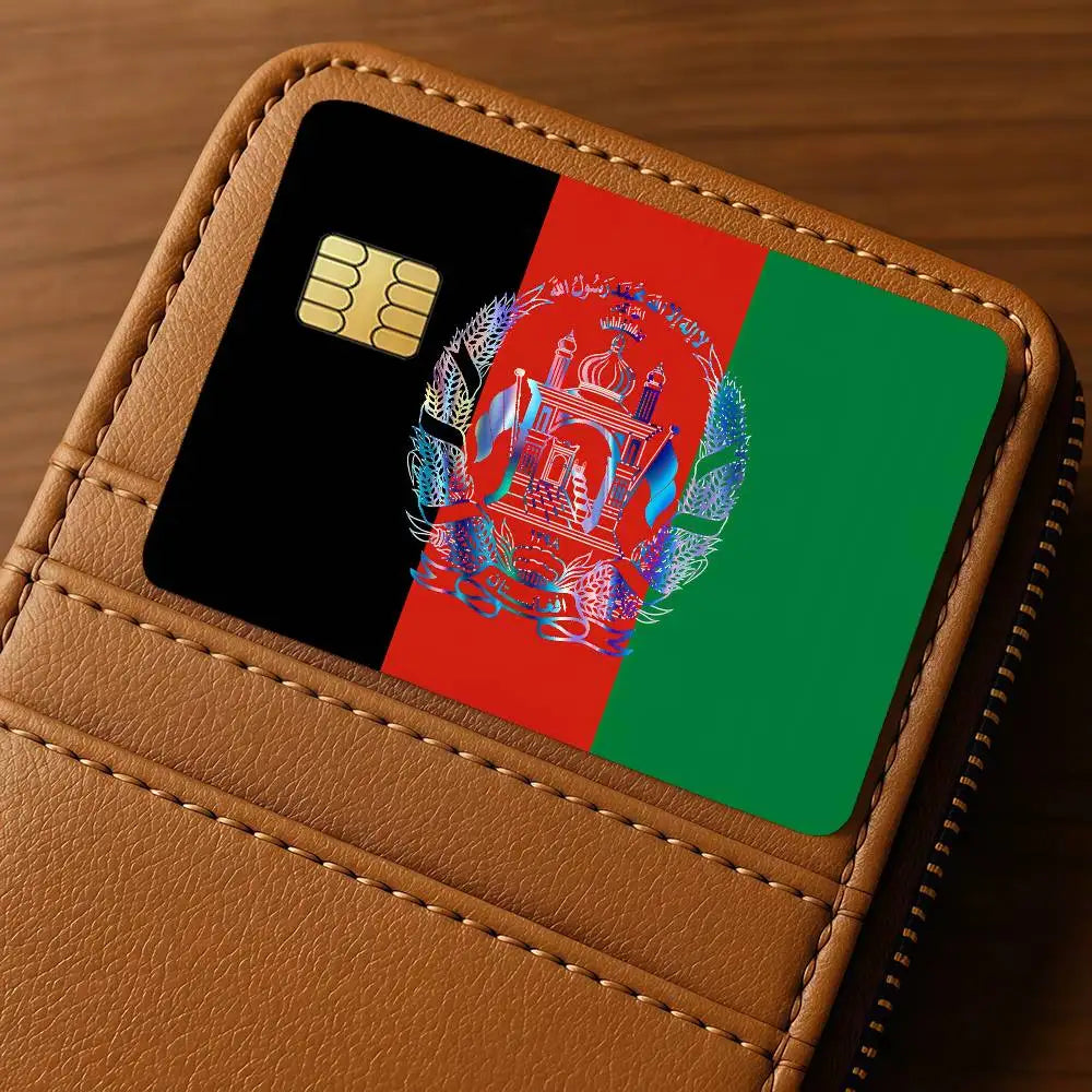 Afghanistan Waterproof Anti-Scratch Card Skin Stickers