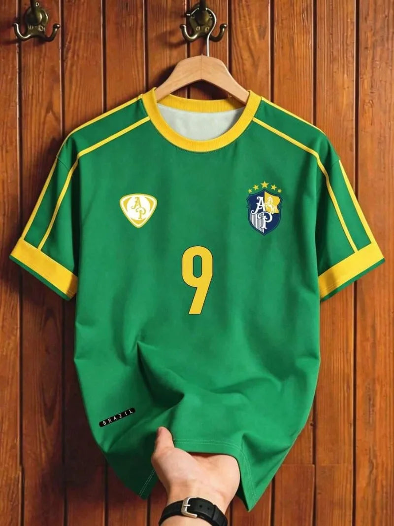 Brazilian Retro Theme Jersey Tee