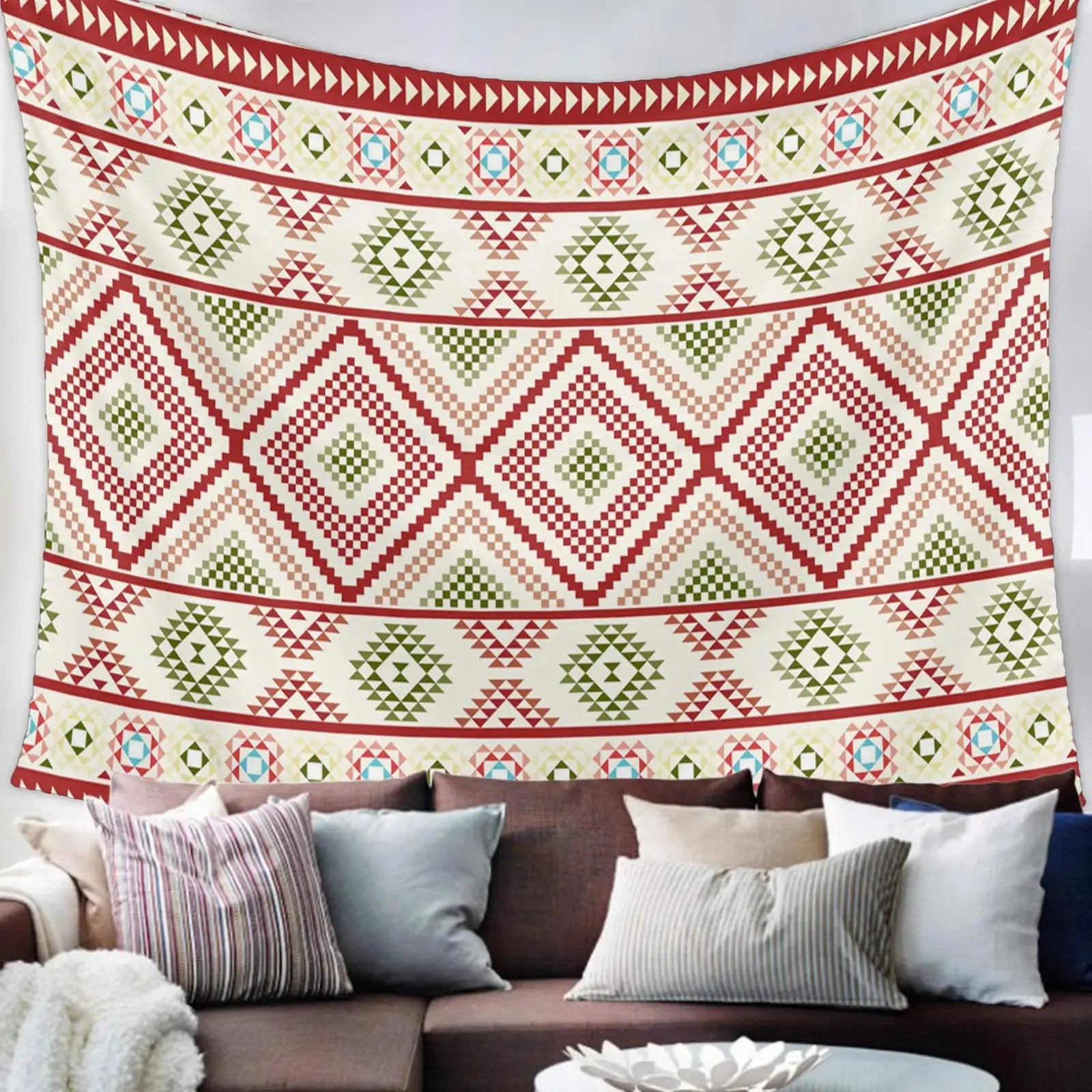 Native Tribal Navajo Vintage Tapestry Wall Hanging Decor