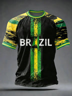 Brazil Style Football Jersey Unisex Top