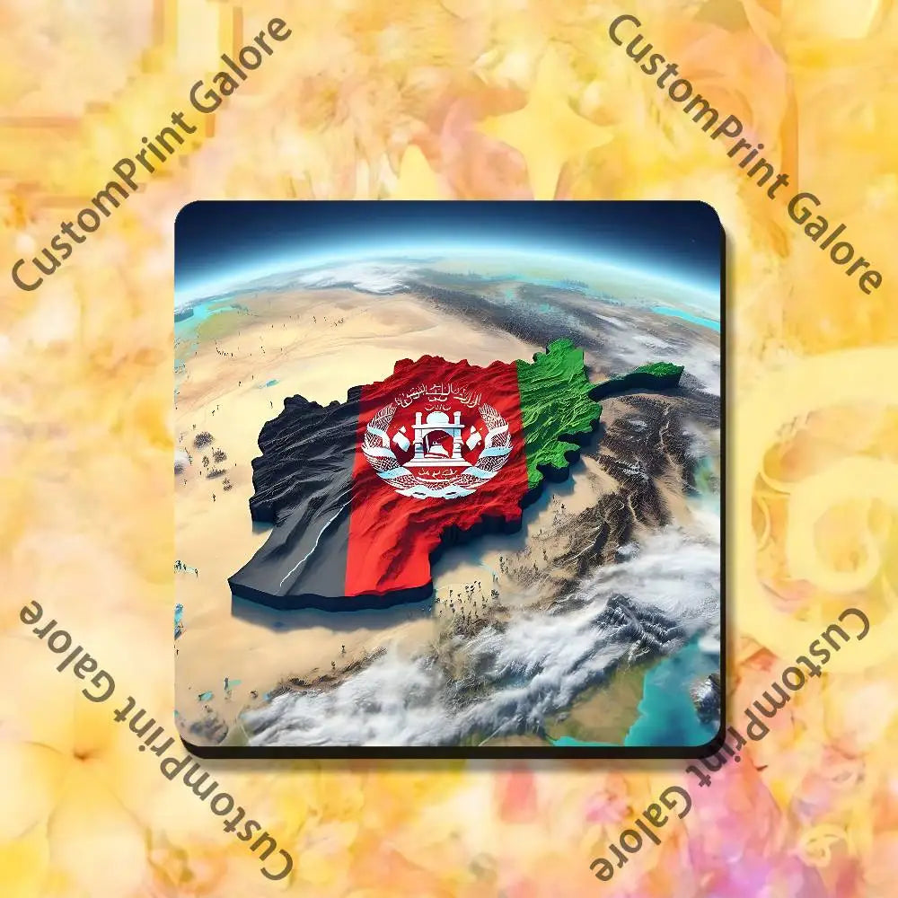 Afghanistan Flag Soft Magnetic Refrigerator