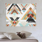 Southwestern Aztec Tapestry Wall Hanging Southwest Native American
