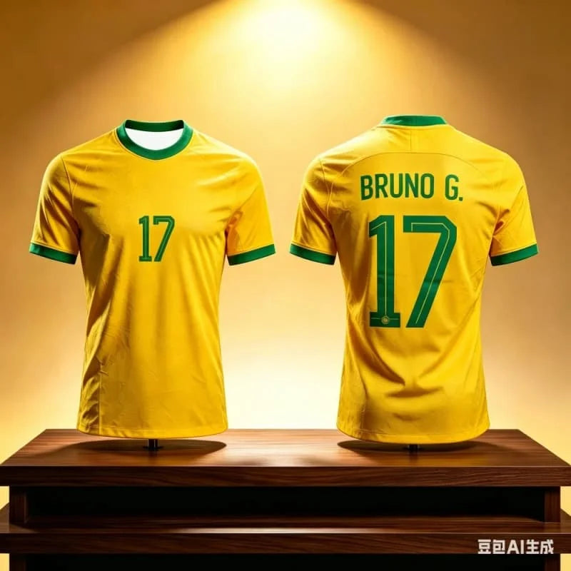 Bruno G Brazil Soccer Jersey