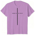 Jesus Cross Print Christian T-shirt