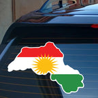 Kurdistan Map Sticker