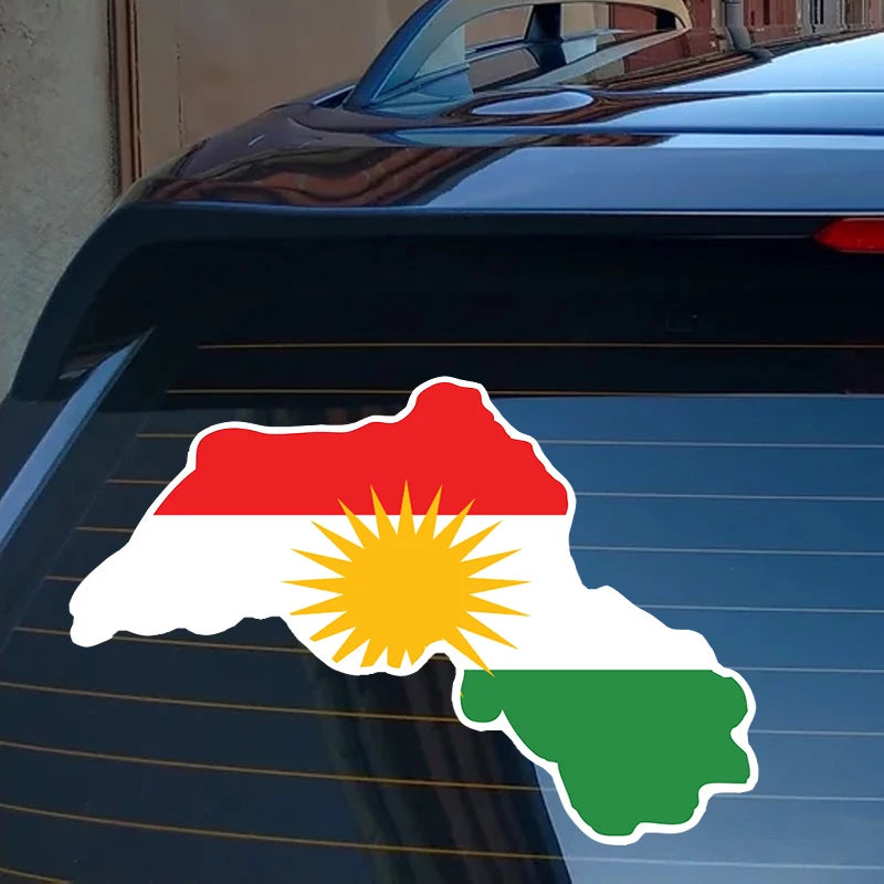 Kurdistan Map Sticker