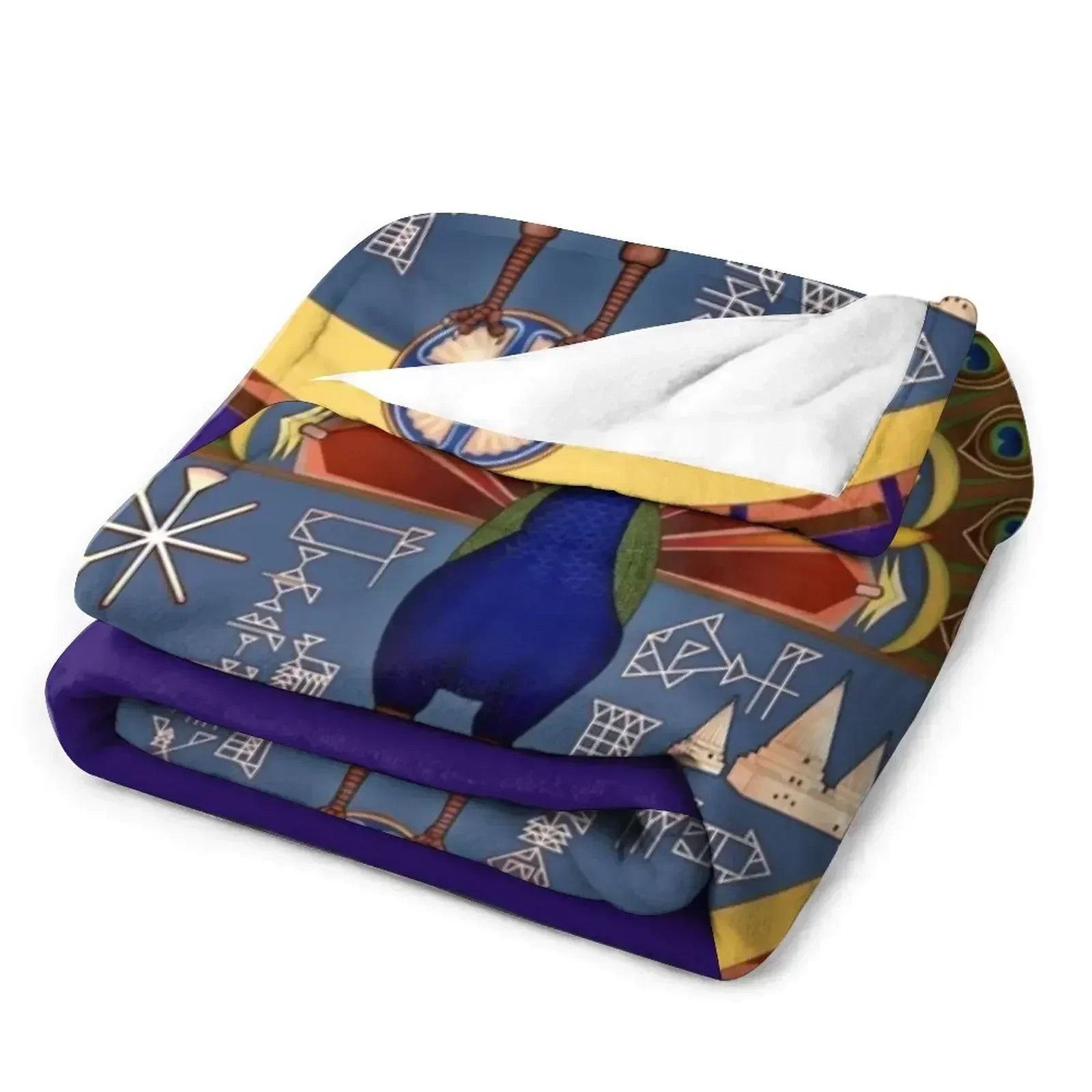 Yazidi Melek Taus Throw Blanket