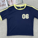 Brazil Letter Print Crop Top