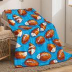 Football Pattern Blanket