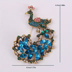 Luxury and fashionable peacock pin