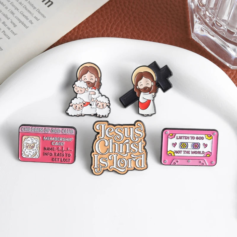 Jesus Christ is Lord Enamel Pins