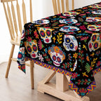 Dia DE Los Muertos Tablecloths Mexican Festival Decor Day of The Dead