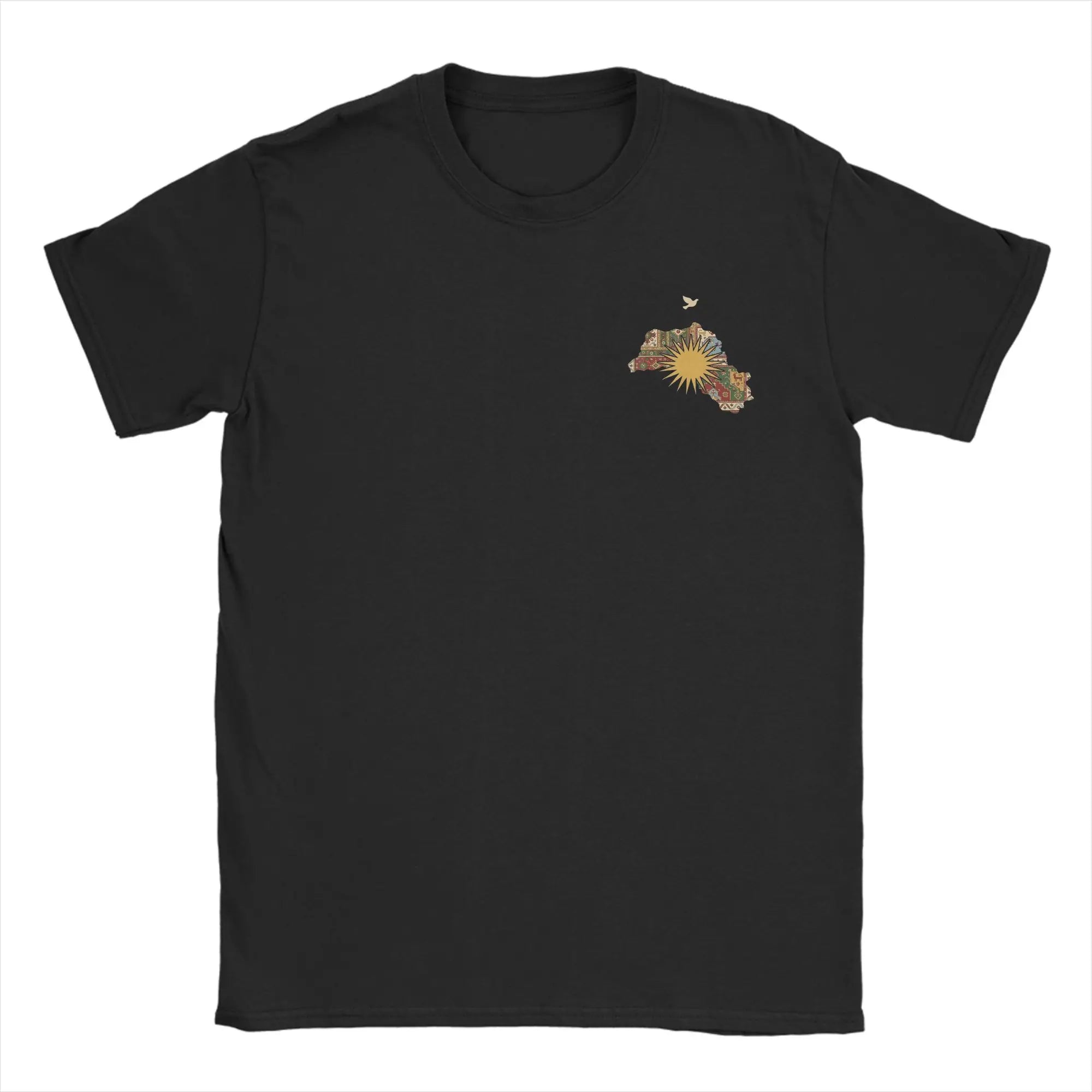 Kurdistan Map Flag Culture Men's T Shirt